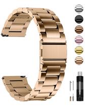 Pulseira de relógio Fullmosa em aço inoxidável de 20 mm para Samsung Galaxy