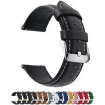 Pulseira de relógio Fullmosa Leather Quick Release 14-24 mm unissex