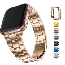 Pulseira de Relógio Fullmosa para Apple Watch 38mm/40mm/41mm - Aço Inoxidável
