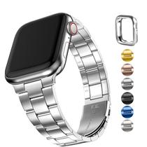 Pulseira de Relógio Fullmosa para Apple Watch 42mm/44mm/45mm - Aço Inoxidável