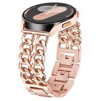 Pulseira de relógio G-ficu Cowboy Chain de 20 mm para Galaxy Watch