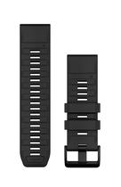 Pulseira de relógio Garmin QuickFit preta de silicone com 26 mm de largura Pulseira de relógio Garmin QuickFit preta de silicone com 26 mm de largura