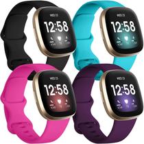 Pulseira de relógio Getino compatível com Fitbit Sense/Sense 2/Versa 4/Versa 3
