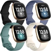 Pulseira de relógio Getino compatível com Fitbit Sense/Sense 2/Versa 4/Versa 3