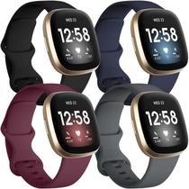 Pulseira de relógio Getino compatível com Fitbit Sense/Sense 2/Versa 4/Versa 3