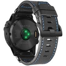 Pulseira de Relógio Hemsut H Compatível com Garmin - Couro Genuíno