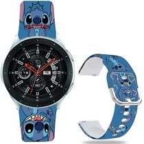 Pulseira de relógio Hepsun Stitch Art Soft Silicone para Samsung 40/44 mm Pulseira de relógio Hepsun Stitch Art Soft Silicone para Samsung 40/44 mm