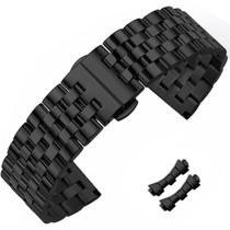 Pulseira de Relógio HEYOZURY em Aço Inoxidável (22mm, 16mm, 18mm, 19mm, 20mm, 21mm, 24mm)