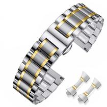 Pulseira de relógio HEYOZURY Metal em aço inoxidável 20mm para mulheres e homens