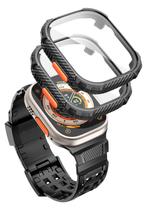 Pulseira de relógio i-Blason Ultra 2 para Apple Watch 49 mm com estojos pretos