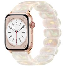 Pulseira de relógio IMIVIO Resina elástica para Apple 38 mm 40 mm 41 mm