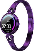 Pulseira de relógio inteligente para mulheres, presente de smartwatch para mulheres com frequência cardíaca, pressão arterial, pedômetro Bluetooth à prova d'água, relógio rastreador de fitness compatível com telefones IOS, Android, iPhone, Samsun