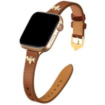 Pulseira de relógio JR.DM Slim Leather para Apple Watch 38-49 mm Pulseira de relógio JR.DM Slim Leather para Apple Watch 38-49 mm
