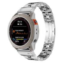 Pulseira de Relógio LDFAS em Titânio Metálico 26mm para Garmin Fenix 8/7X/6X
