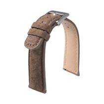 Pulseira De Relógio Masculina De Couro Camurça Vintage Macia Com Liberação Rápida 18mm 20mm 22mm