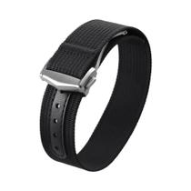 Pulseira De Relógio Masculina De Nylon Canelado De 20 Mm Para Omega Seamaster Tudor Rolex Sport Com