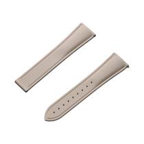 Pulseira De Relógio Masculina Em Borracha FKM Com Padrão Trançado E Fecho Desdobrável Esportivo 20mm