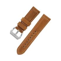 Pulseira De Relógio Masculina Em Couro Genuíno Para Panerai, Pulseira Esportiva Em Couro Crazy