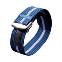 Pulseira De Relógio Masculina Esportiva Impermeável De Nylon Canelado 20mm 22mm Para Omega Swatch