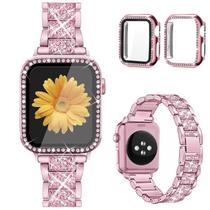 Pulseira de relógio Mesime Jewelry com protetor de tela Apple 44mm Pulseira de relógio Mesime Jewelry com protetor de tela Apple 44mm