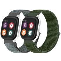 Pulseira de relógio mHunter Nylon compatível com Gizmo/Gabb/SyncUP 20 mm
