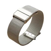 Pulseira de Relógio Milanesa Unissex - 0,6mm em Aço Inoxidável