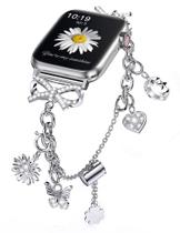 Pulseira de relógio Minyee Bling compatível com Apple 38 mm/40 mm/41 mm Pulseira de relógio Minyee Bling compatível com Apple 38 mm/40 mm/41 mm