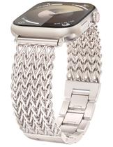 Pulseira de Relógio Minyee em Aço Inoxidável para Apple Watch (41/40/38/44/45/46/49/42mm) Pulseira de Relógio Minyee em Aço Inoxidável para Apple Watch (41/40/38/44/45/46/49/42mm)