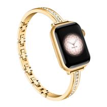 Pulseira de relógio Missair Bling Jewel Bracelet Metal para Apple 38-49 mm