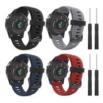 Pulseira de relógio MoKo compatível com Garmin Fenix 3/5X 4 pacotes Pulseira de relógio MoKo compatível com Garmin Fenix 3/5X 4 pacotes
