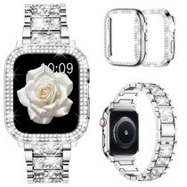 Pulseira de relógio Mosonio compatível com Apple S10 de 46 mm com capa