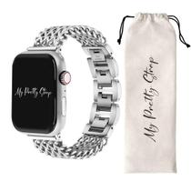 Pulseira de relógio My Pretty Strap Mermaid Band Apple Watch prateada