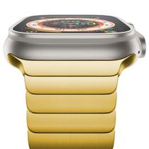 Pulseira de Relógio NewWays Ultra 2 Dourada - Compatível com Apple Watch 49mm Pulseira de Relógio NewWays Ultra 2 Dourada - Compatível com Apple Watch 49mm