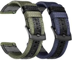 Pulseira de relógio Olytop 22 mm de nylon para Galaxy Watch 46 mm/45 mm, pacote com 2 Pulseira de relógio Olytop 22 mm de nylon para Galaxy Watch 46 mm/45 mm, pacote com 2
