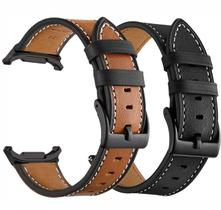 Pulseira de relógio Olytop Galaxy Watch 8 Classic 46 mm em couro