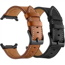 Pulseira de relógio Olytop Galaxy Watch 8 Classic 46 mm em couro