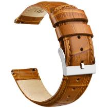 Pulseira de relógio Ritche Alligator Leather 18mm para homens e mulheres Pulseira de relógio Ritche Alligator Leather 18mm para homens e mulheres