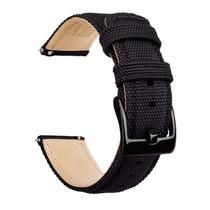 Pulseira de relógio Ritche Sailcloth 18 mm para homens e mulheres Pulseira de relógio Ritche Sailcloth 18 mm para homens e mulheres