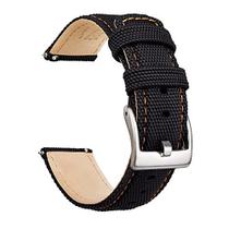 Pulseira de relógio Ritche Sailcloth 18 mm para homens e mulheres Pulseira de relógio Ritche Sailcloth 18 mm para homens e mulheres