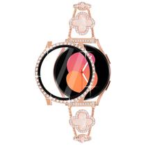 Pulseira de relógio Shesyuki Bling Band com capa para Samsung Galaxy 4 e 5 Pulseira de relógio Shesyuki Bling Band com capa para Samsung Galaxy 4 e 5