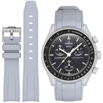 Pulseira de relógio Stanchev Soft Silicone 20mm para Omega X Swatch