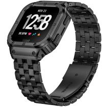 Pulseira de Relógio SUPLINK em Aço Inoxidável para Fitbit Versa 4/3/2 Pulseira de Relógio SUPLINK em Aço Inoxidável para Fitbit Versa 4/3/2