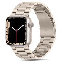 Pulseira de relógio Tasikar compatível com aço inoxidável Apple 42-49 mm