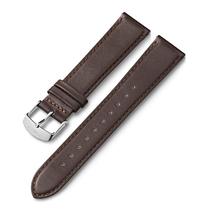 Pulseira de relógio Timex 20 mm marrom em couro genuíno Quick-Release