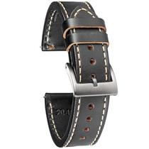 Pulseira de relógio torbollo Horween Leather 22mm para homens e mulheres