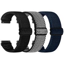 Pulseira de relógio TumpCez Quick Release 20 mm de nylon elástico unissex