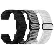 Pulseira de relógio TumpCez Quick Release 20 mm de nylon elástico unissex