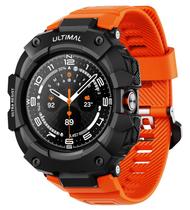 Pulseira de relógio ULTIMAL Galaxy Watch Ultra 47 mm, laranja robusta Pulseira de relógio ULTIMAL Galaxy Watch Ultra 47 mm, laranja robusta
