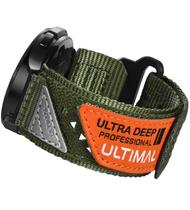 Pulseira de relógio ULTIMAL Nylon ajustável 20mm Army Green XL Pulseira de relógio ULTIMAL Nylon ajustável 20mm Army Green XL