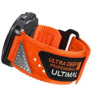Pulseira de relógio ULTIMAL para Galaxy Watch Ultra 47 mm de nylon laranja Pulseira de relógio ULTIMAL para Galaxy Watch Ultra 47 mm de nylon laranja